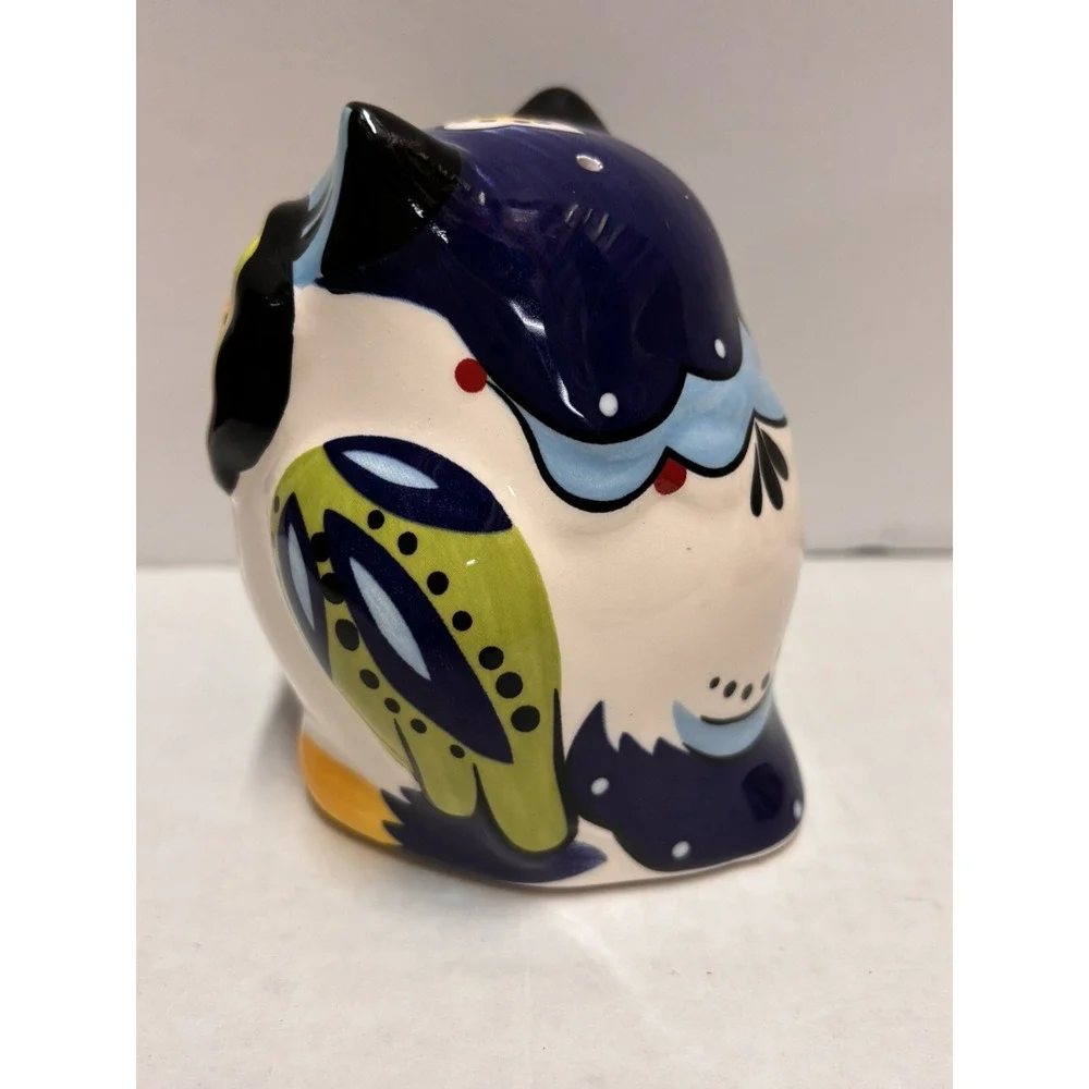 Tabletops Unlimited Espana Lifestyle BOCCA OWL Salt & Pepper‎ Shakers Colorful 2